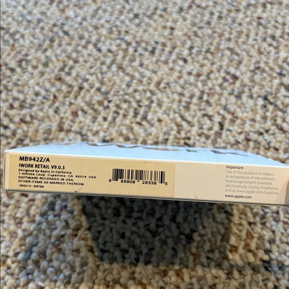 Apple iWork 09 CD for MacBooks
